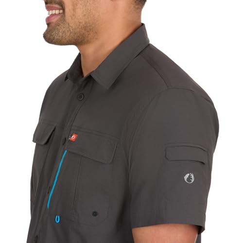 The American Outdoorsman Short Sleeve Blackfoot River Ultimate Fishing Shirt for Men2