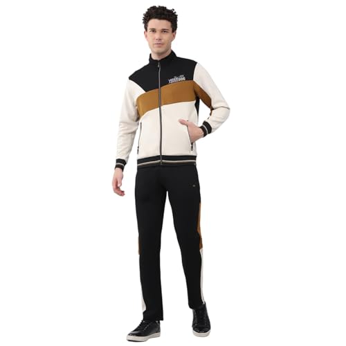 Image of Monte Carlo Men's Regular Fit Round Neck Full Sleeve Printed Winter Tracksuit | Trendy Printed Pattern | Cozy Warm Fabric | Stylish Winter Sportswear for Men (Pack Of 1)