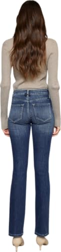 Kan Can Women's Marla High-Rise Skinny Bootcut Jeans KC86834