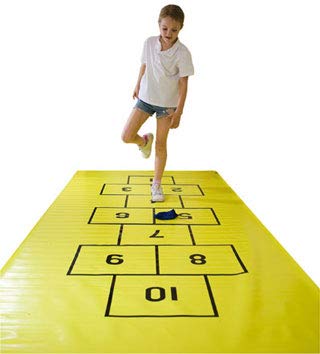 Gamez GaloreHopscotch Set - Mat with 10 Bean Bags