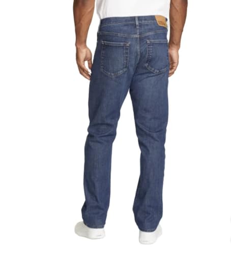 Eddie Bauer Men’s Regular Fit Two-Way Stretch Jean (Blue, 32W x 34L)2
