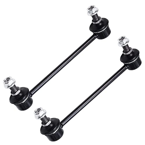 Image of Detroit Axle - Rear Shock Absorbers Sway Bars for 2007-2010 Hyundai Elantra 2008 2009, 2 Shock Absorbers Assembly, 2 Sway Bar Links Replacement