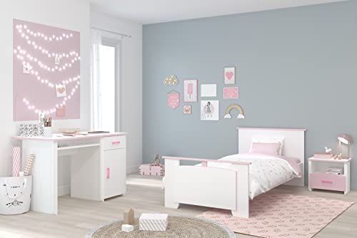 Parisot Kinderzimmer-Set Biotiful 15' 3-TLG Weiß-Rosa