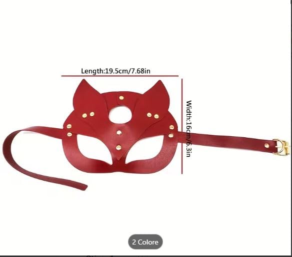 Generico Maschera gatto nera giochi di coppia e carnevale, pacco anonimo