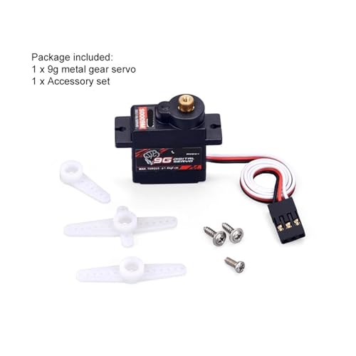 Servidor digital con engranajes metálicos 9G para control preciso en proyectos 4
