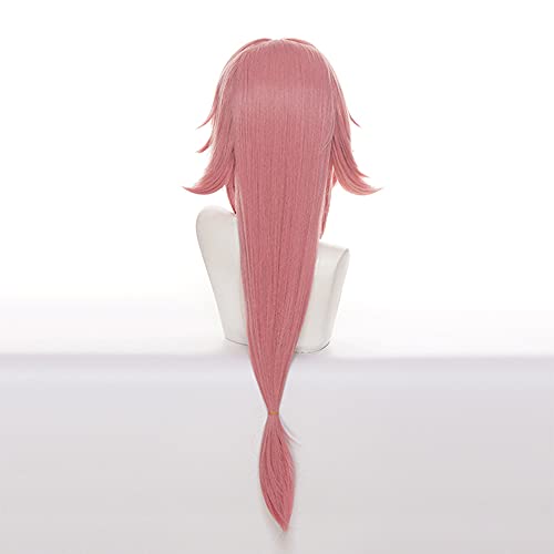 OSIAS Yae Miko Genshin Impact Cosplay Wig for Woman and Girls, Yae Miko Wig - Image 4