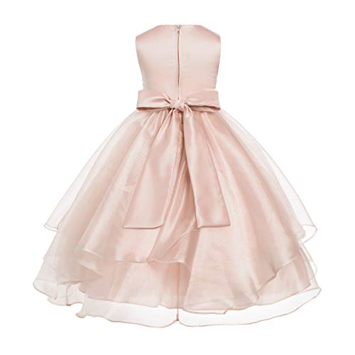 ekidsbridal Asymmetric Ruffled Organza Sequin Flower Girl Dress Toddler Girl Dresses2