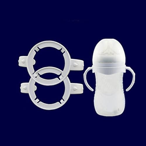 Guyode 4 Manici Per Biberon In Silicone: Impugnature Ergonomiche Per Neonati, Adatte A Bottiglie Da 5-6 Cm, Colori Pastello - 2