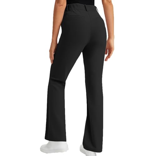 Womens Dressy Work Pants Curvy Fit Slacks High Waisted Flare Dress Pants Business Trousers Pantalon Femme Confortable2