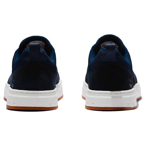 Image of Timberland Maple Grove Leather Ox Sneakers for Men - Leather Upper with Lace Up Closure, Elegant and Round Toe Design