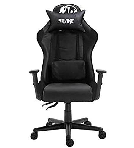 Cadeira Gamer Krait Snake Gaming Reclinável B88 Preta