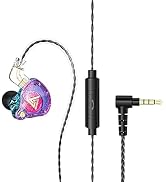 KASOTT QKZ AK6 PRO in Ear Headphones IEM Earphones, KZ Wired in Ear Monitor, HiFi Gaming Earbuds,...