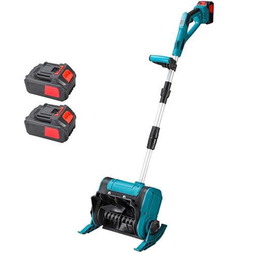 Máquina quitanieves eléctrica, máquina quitanieves de 21 V con Poste extendido de aleación de Aluminio y Pantalla de Potencia Inteligente, Pala quitanieves 10-Cell-Battery(Two-Batteries+One-Charger) Máquina quitanieves eléctrica, máquina quitanieves de 21 V con Poste extendido de aleación de Aluminio y Pantalla de Potencia Inteligente, Pala quitanieves 10-Cell-Battery(Two-Batteries+One-Charger)