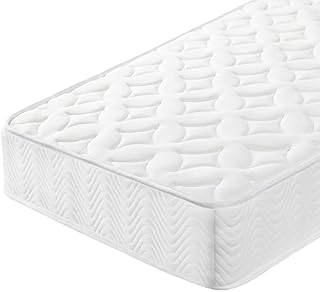 costoffs Single Mattress Pocket Sprung Single Mattress Orthopaedic Foam Hybrid Mattress w/Breathable Knitting Fabric and 9 Zone Support System