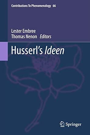 Husserl’s Ideen: 66 2013th Edition book cover