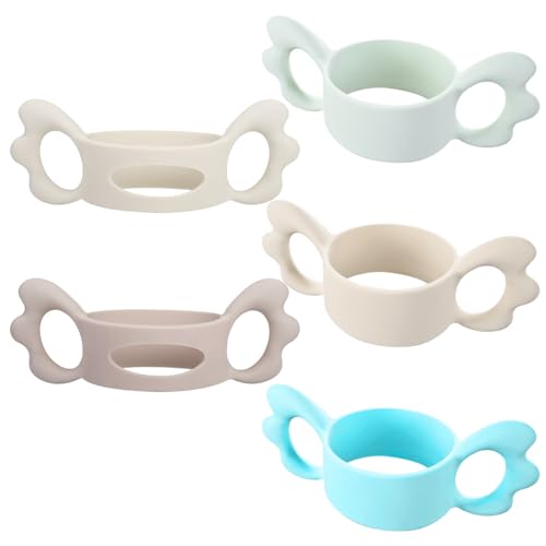 Pack De 5 Asas Para Biberones, Asas Para Biberones De Silicona, Asas Duraderas Para Biberones, Accesorios Para Biberones, Reutilizables