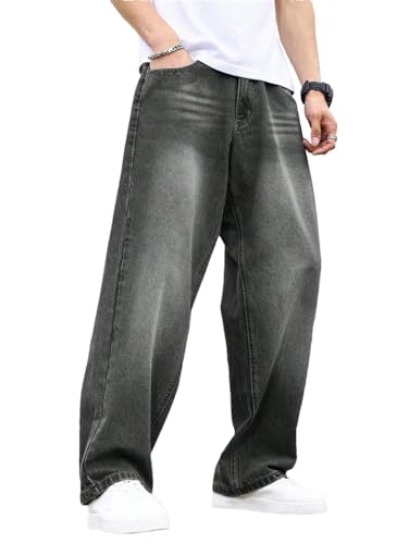 Men's Loose Wide Leg Style Daily Casual Jeans