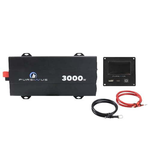 Konwerter Pure Sinus 3000W/6000W BEEPER PS-HP3000-12V DC na 220V AC - opcjonalnie: ekran, kable i ekran sterowania - idealny samochód kempingowy i Van (konwerter 3000 W 2 kable + ekran sterujący)