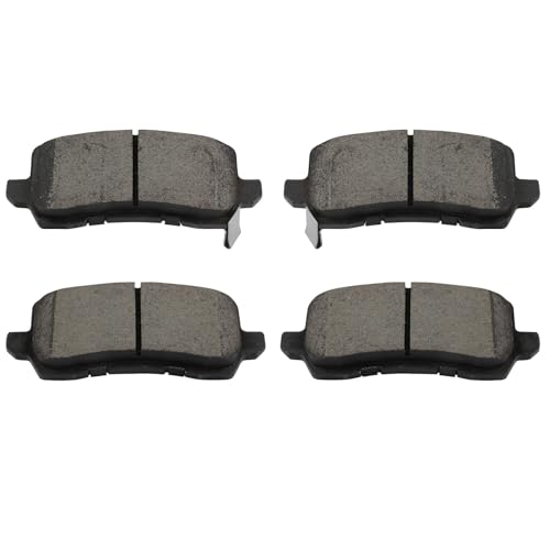 Image of cciyu D2372 Rear Ceramic Disc Brake Pads Kit For Honda For Odyssey 2018-2023