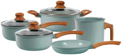 Jogo de Panelas de Alumínio Revestimento Cerâmico com Antiaderent...