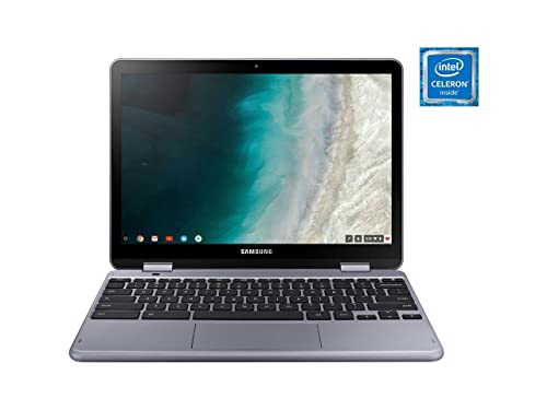 Image of Samsung Chromebook Plus V2, 2-in-1, 4GB RAM, 32GB eMMC, 13MP Camera, Chrome OS, 12.2 inch, 16:10 Aspect Ratio, Stealth Silver (XE521QAB-K01US)