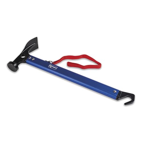 Kampa Camping Hammer - Swiss Hammer - Zeltzubehör - Camping Zubehör - Multifunktionshammer - Reise Gadgets - Blau