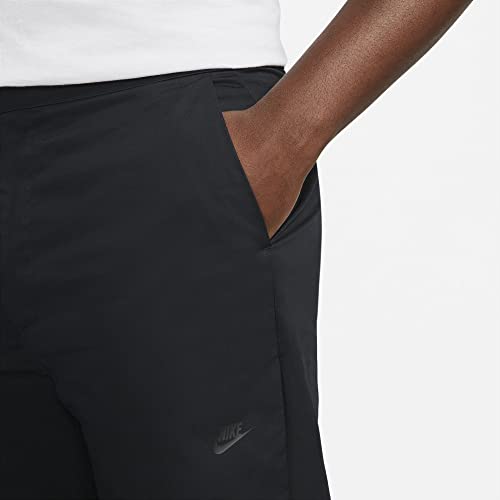 Nike Sportswear Style Essentials Men's Woven Unlined Sneaker Pants, Black/Sail/Ice Silver, 323