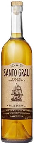 Santo Grau Cachaça Solera Cinco Botas 750 Ml