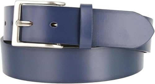 Image of Creature Formal /Casual Black Color Genuine Leather Belts For Men (Length- 46 inches||40MM||BL-042-BLK)