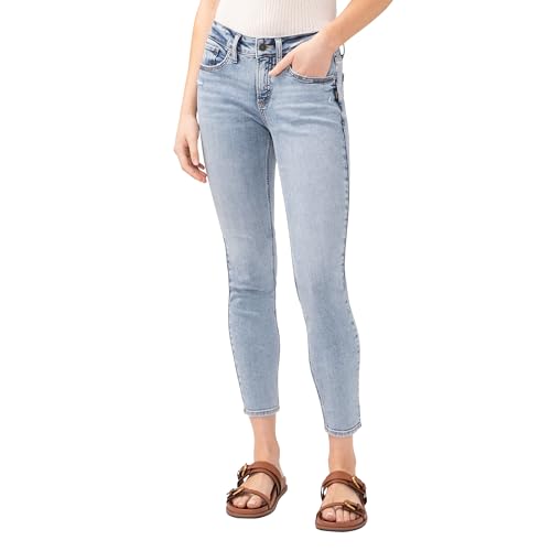Silver Jeans Co. Jean Suki femme taille mi-haute curvy noir 34W x 29L