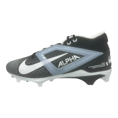 Image of Nike Alpha Menace 4 Elite Football Cleats (FD7036-600, University Red /Team Red /Black /White)
