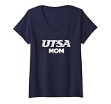 Womens UT San Antonio UTSA Roadrunners Mom V-Neck T-Shirt