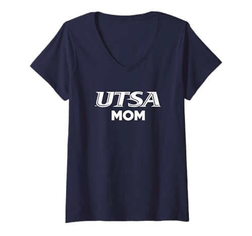Womens UT San Antonio UTSA Roadrunners Mom V-Neck T-Shirt