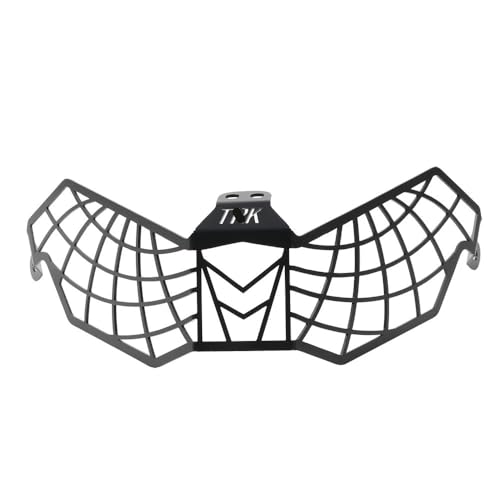 Grille phare moto TRK702X en acier robuste anti-gravillons