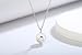 Aoemon Mustard Seed Necklace - Faith for Women, Jewelry Christian Inspirational Gifts of Snowy Mountain Necklace, Dainty with Gift Card (Silver)