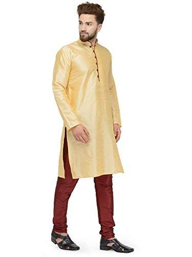 Image of Royal Kurta Men's Silk Blend Kurta Pyjama Set