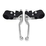 Bemvp 1 Stück Aluminium Fahrradbremshebel 3-Finger Bremsgriffe Für Mountainbike Radfahren MTB Rennrad Zubehör