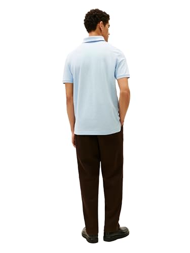 Image of Tommy Hilfiger Men's Short Sleeve Cotton Pique Polo Shirt in Classic Fit