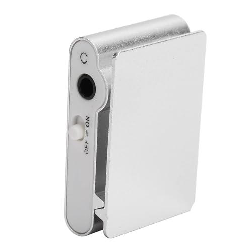 Image of Drumstone (𝐒𝐩𝐞𝐜𝐢𝐚𝐥 𝟏𝟓 𝐘𝐞𝐚𝐫𝐬 𝐖𝐚𝐫𝐫𝐚𝐧𝐭𝐲) Mini MP3 Player Portable Digital Music Media Player with Back Clip, Earphone & USB Cable, Supports Memory Card (Silver) - SA10