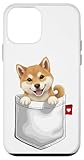 Bonito diseño de cachorro Shiba Inu en tu bolsillo, para los amantes de los perros, mamá de perro, mamá Shiba, papá Shiba, dueño de perro, fan de cachorros, dueños de mascotas que aman la ilustración divertida de cachorros, jugar frisbee, lugares aptos para mascotas, ropa divertida para perros. Shiba Inu es mi animal espiritual.