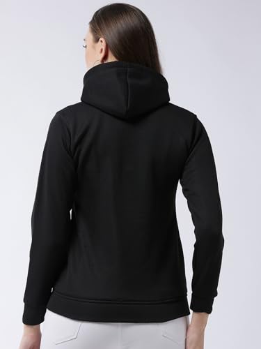 Image of Pivl Women's Fleece Blend Winter hooded Jacket.