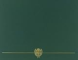 Great Papers! Classic Crest Hunter Green with Gold Foil Certificate Cover, 12