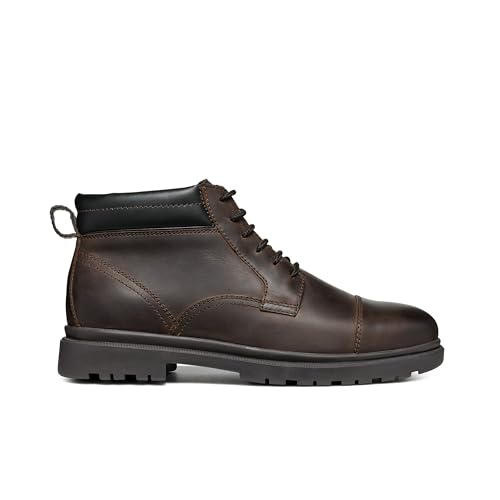 Geox Botas para hombre U Andalo A Ankle, café, 43 EU