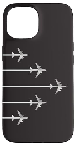 iPhone 15 Airplanes Planes Flying With Contrails Aviation Themed Gift