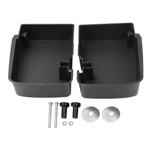 Juego de 1 par de organizadores de bandeja rígida para alforjas negro compatible con Harley Touring Road King Electra Street Glide Ultra Limited Classic 2014-2023 miniatura 4