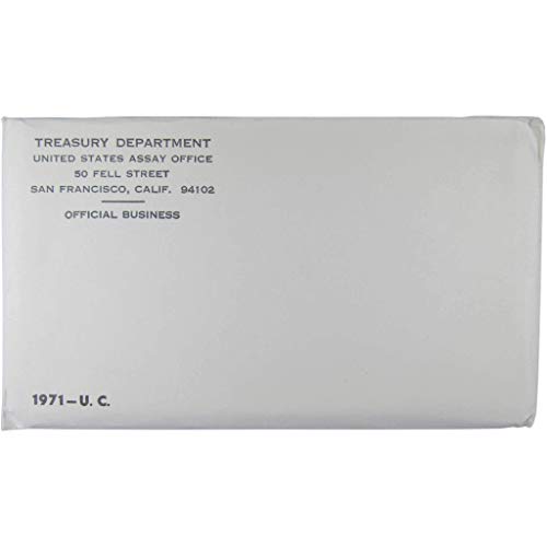 1971 Uncirculated Coin Set U.S Mint Original Government Packaging OGP