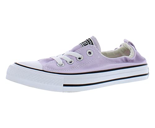 Image of Converse Chuck Taylor All Star Shoreline Slip-On Womens Shoes Size 6, Color: Pale Amethyst /White /Black