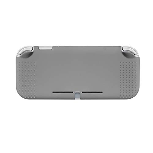 Hallwayee Funda de transporte de goma de silicona de repuesto suave para Nintendo Switch Lite (gris)