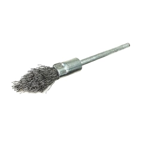 SOLUSTRE Pyramid Shape Wire Brush Handle 6mm for Metal Polishing Grinding Rust Removal Suitable for Grinder