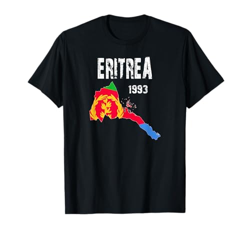 Érythrée Carte Drapeau EST. T-Shirt
